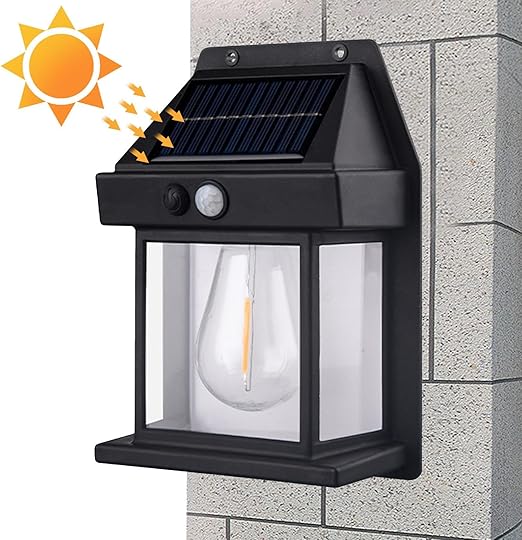 Motion Sensor Solar Lamp Outdoor Light