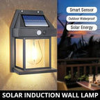 Motion Sensor Solar Lamp Outdoor Light